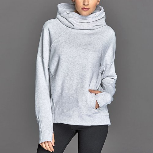 Nike Sportswear Tech Fleece Hoodie Birch Heather / White for Women